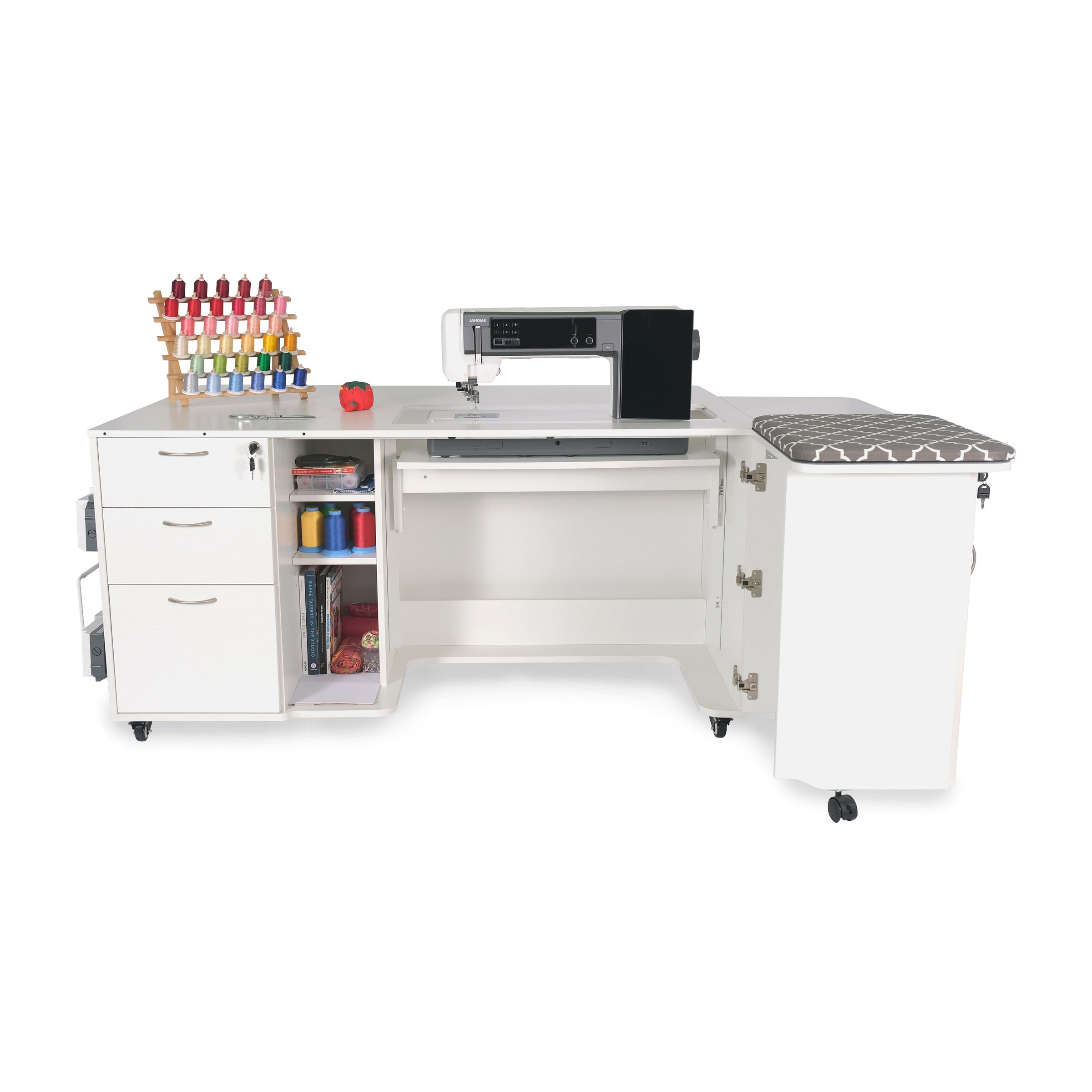 Sydney Hydraulic XL Sewing Cabinet | Missouri Sewing Machine Company