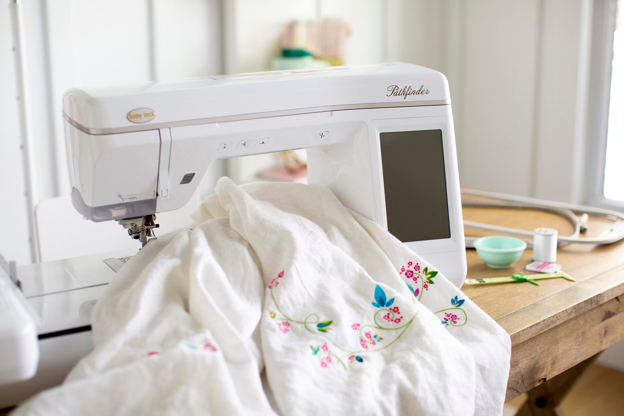 baby lock mini press プレス式アイロン 検索) エルナプレス Baby Lock Aerial Sewing and Embroidery Machine - Pins