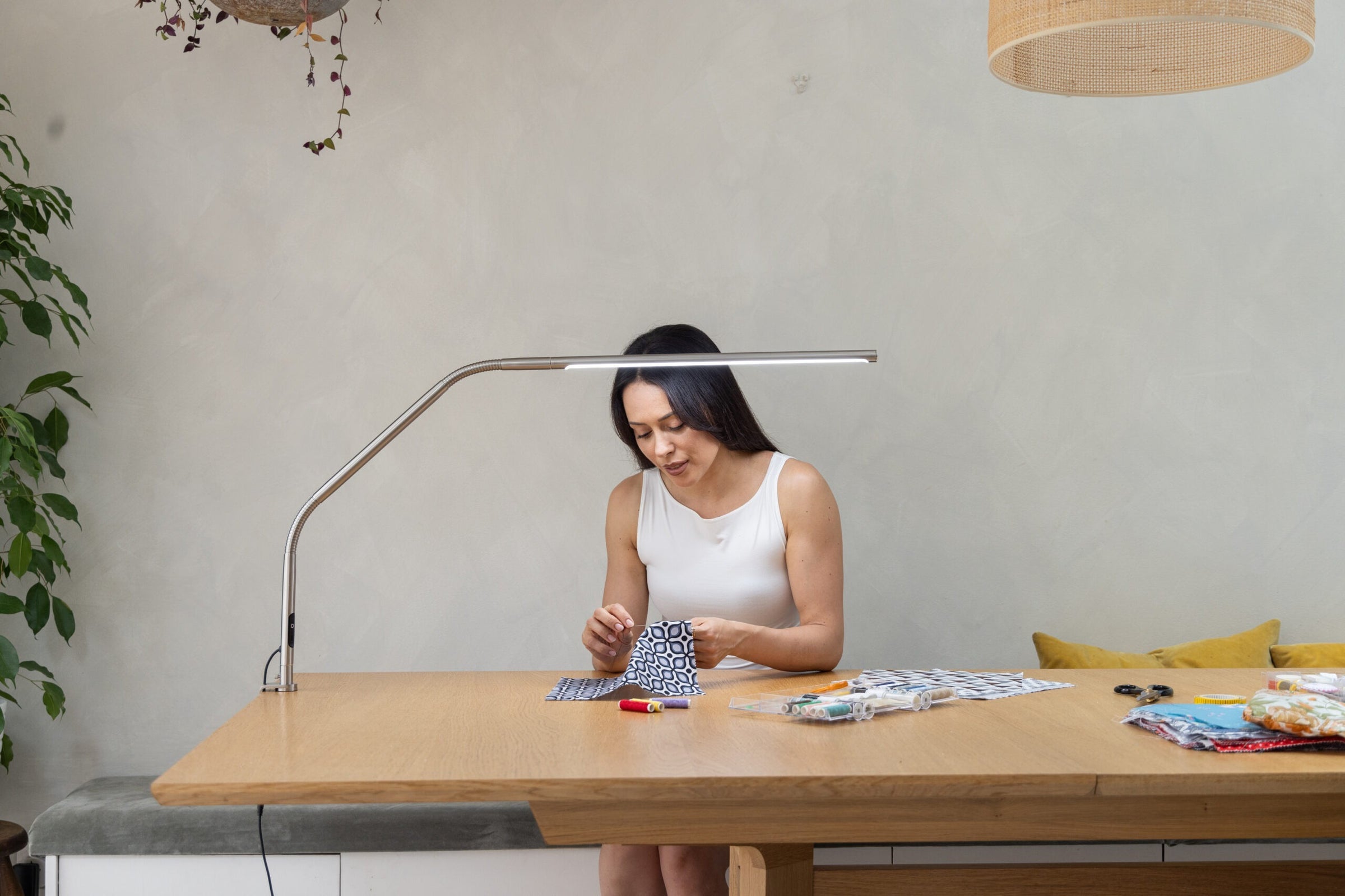 Slimline daylight lamp outlet
